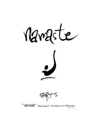 Spor poster illüstrasyon - içinde çizilmiş vektör el / arka plan spor