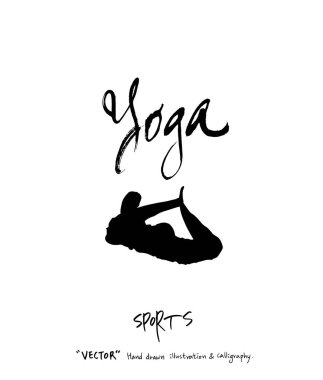 Spor poster illüstrasyon - içinde çizilmiş vektör el / arka plan spor