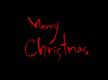 Mutlu tatil / çizilen Hat el - vektör  