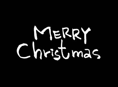 Mutlu tatil / çizilen Hat el - vektör  