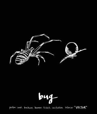 Resimde hata / çizilmiş böcek kroki el