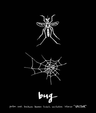 Resimde hata / çizilmiş böcek kroki el