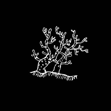 Deniz Mahsülleri kroki / çizilmiş gıda el malzemeler - vektör