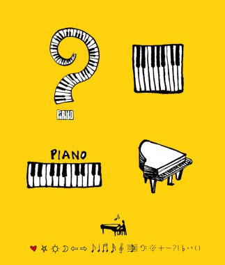 konser poster / yarım yamalak müzik illüstrasyon - vektör