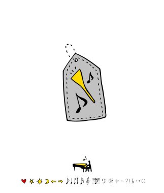 konser poster / yarım yamalak müzik illüstrasyon - vektör