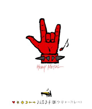 konser poster / yarım yamalak müzik illüstrasyon - vektör