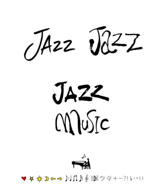 konser poster / yarım yamalak müzik illüstrasyon - vektör