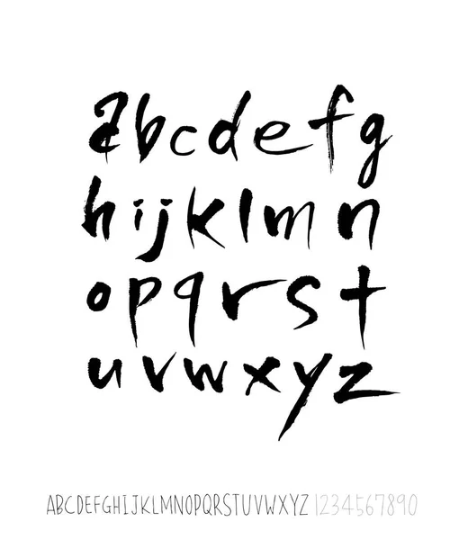 Διανυσματικές Γραμματοσειρές Χειρόγραφη Καλλιγραφία — Διανυσματικό Αρχείο