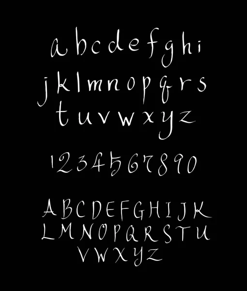Векторні Шрифти Ручна Каліграфія — стоковий вектор