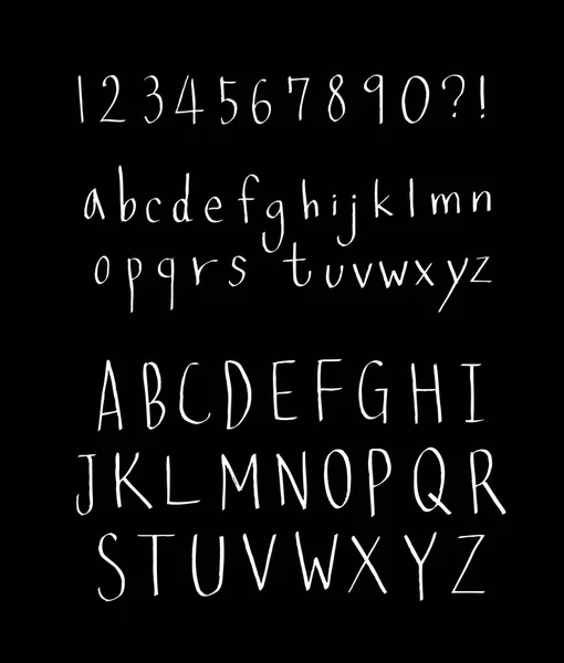 Векторні Шрифти Ручна Каліграфія — стоковий вектор