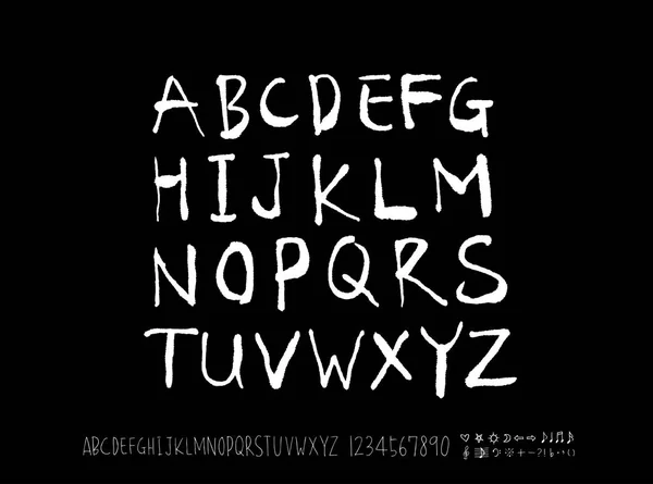 Векторні Шрифти Ручна Каліграфія — стоковий вектор