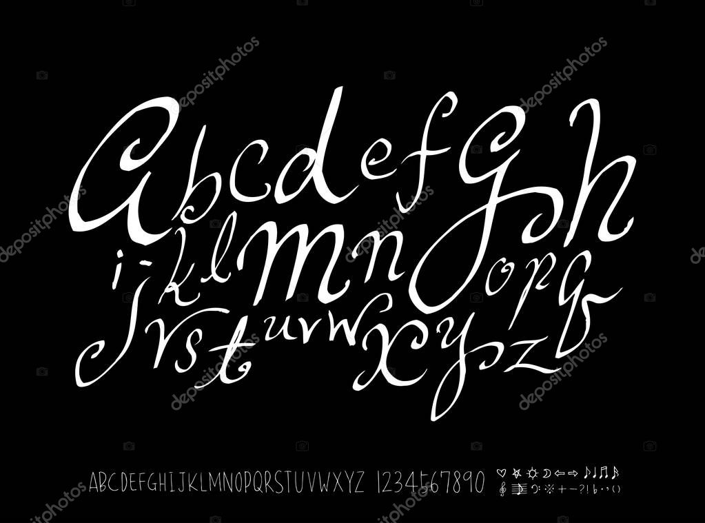 Vector fonts / Handwritten calligraphy
