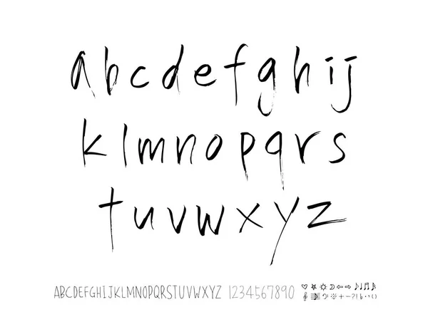 Векторні Шрифти Ручна Каліграфія — стоковий вектор