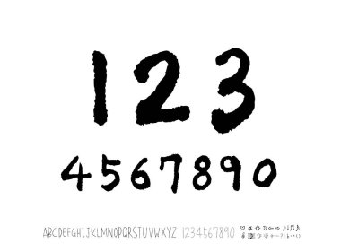 vektör yazı tipleri / el yazısı kaligrafi