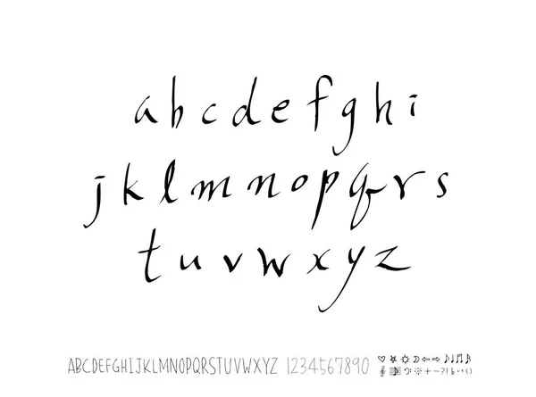 Векторні Шрифти Ручна Каліграфія — стоковий вектор
