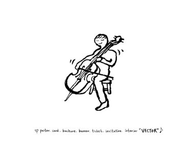 konser poster / yarım yamalak müzik illüstrasyon - vektör