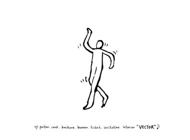 konser poster / yarım yamalak müzik illüstrasyon - vektör