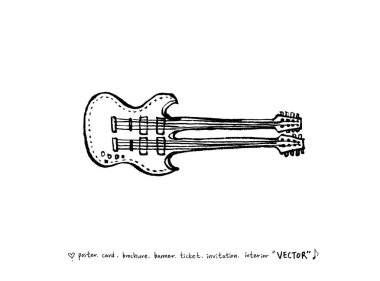 konser poster / yarım yamalak müzik illüstrasyon - vektör