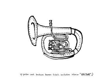 konser poster / yarım yamalak müzik illüstrasyon - vektör