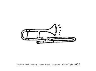 konser poster / yarım yamalak müzik illüstrasyon - vektör