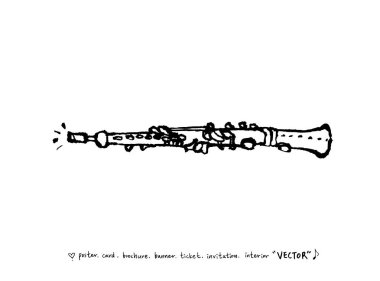 konser poster / yarım yamalak müzik illüstrasyon - vektör