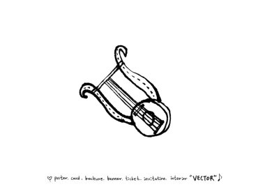 konser poster / yarım yamalak müzik illüstrasyon - vektör