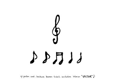 konser poster / yarım yamalak müzik illüstrasyon - vektör