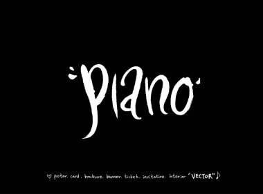 konser poster / yarım yamalak müzik illüstrasyon - vektör