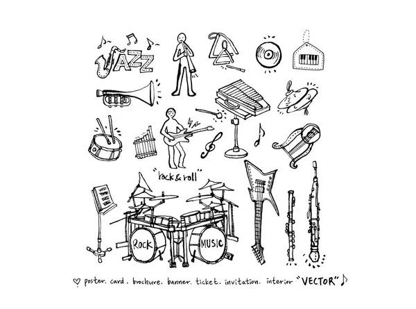 konser poster / yarım yamalak müzik illüstrasyon - vektör