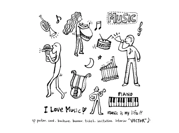 konser poster / yarım yamalak müzik illüstrasyon - vektör