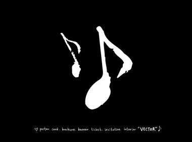 konser poster / yarım yamalak müzik illüstrasyon - vektör