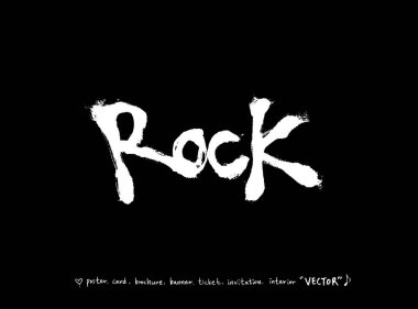 konser poster / yarım yamalak müzik illüstrasyon - vektör