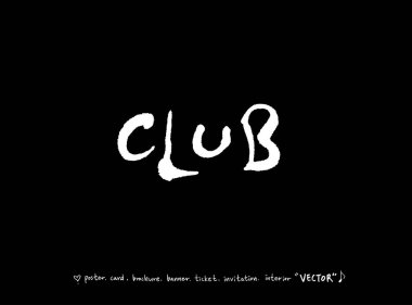 konser poster / yarım yamalak müzik illüstrasyon - vektör