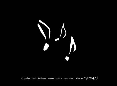 konser poster / yarım yamalak müzik illüstrasyon - vektör