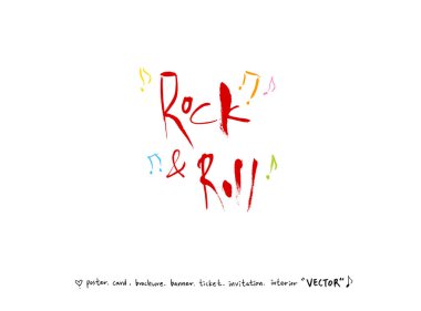 konser poster / yarım yamalak müzik illüstrasyon - vektör