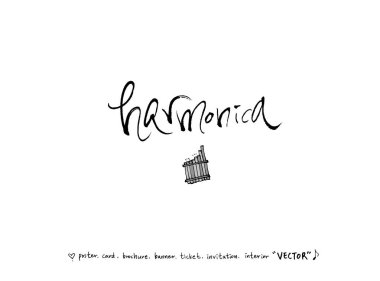 konser poster / yarım yamalak müzik illüstrasyon - vektör