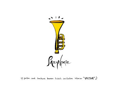 konser poster / yarım yamalak müzik illüstrasyon - vektör