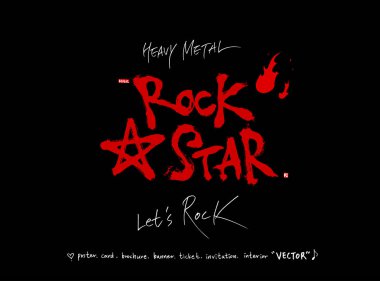 konser poster / yarım yamalak müzik illüstrasyon - vektör