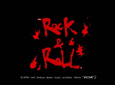 konser poster / yarım yamalak müzik illüstrasyon - vektör