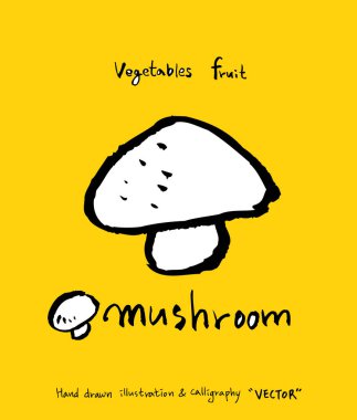 El çekilmiş gıda maddeleri - sebze ve meyve resimleri - vektör