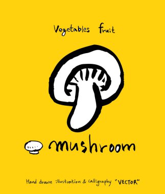 El çekilmiş gıda maddeleri - sebze ve meyve resimleri - vektör