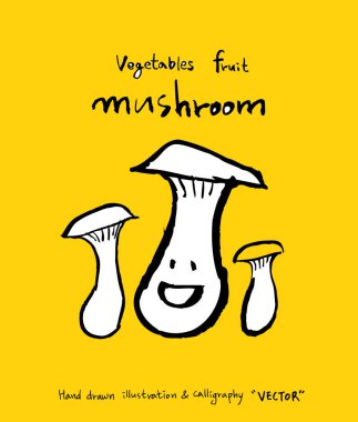 El çekilmiş gıda maddeleri - sebze ve meyve resimleri - vektör