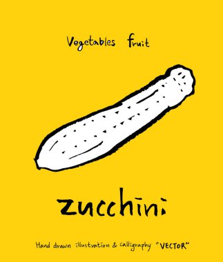 El çekilmiş gıda maddeleri - sebze ve meyve resimleri - vektör