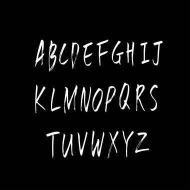 vektör yazı tipleri / el yazısı kaligrafi