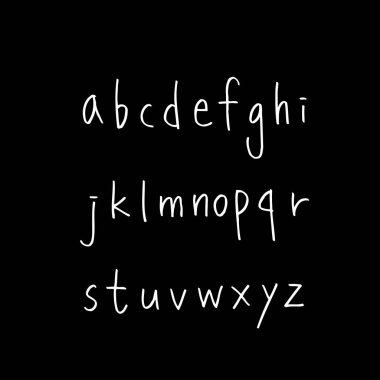 vektör yazı tipleri / el yazısı kaligrafi