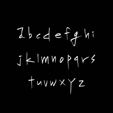 vektör yazı tipleri / el yazısı kaligrafi