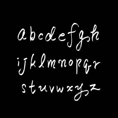 vektör yazı tipleri / el yazısı kaligrafi