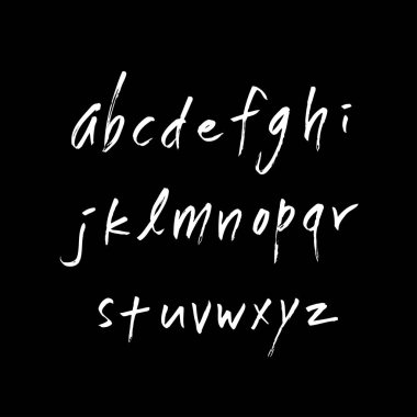 vektör yazı tipleri / el yazısı kaligrafi
