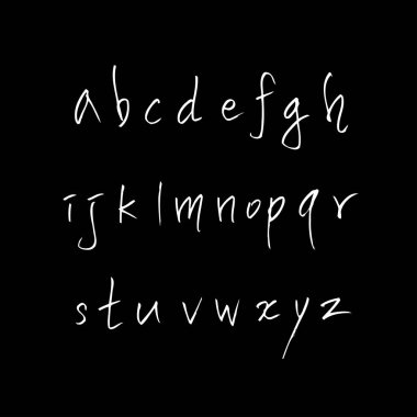 vektör yazı tipleri / el yazısı kaligrafi