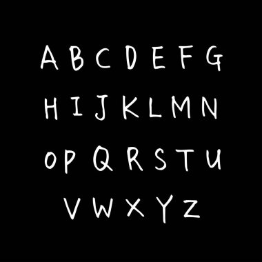vektör yazı tipleri / el yazısı kaligrafi